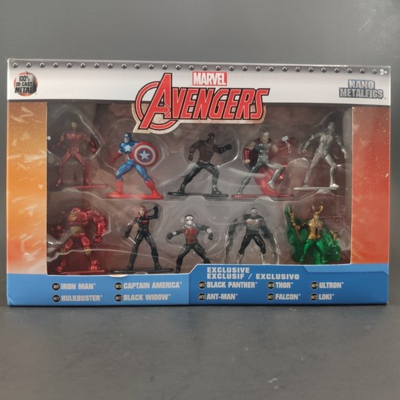 Marvel Avengers 10 Metal Superheroes - Picture 1 of 9